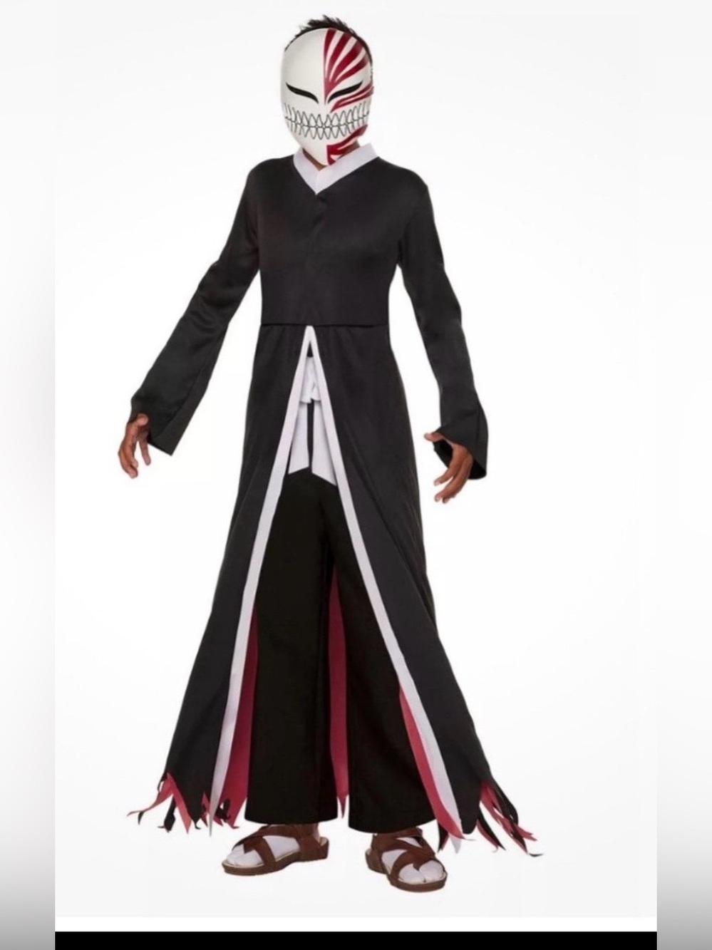 InSpirit Designs, LLC Bleach Ichigo  kurosaki Robe With Mask Child Costume sizeL